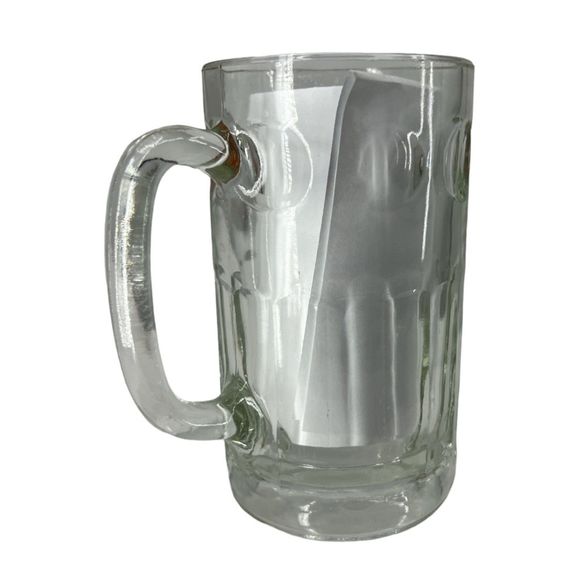 A & W 1960's Rootbeer Glass Mug Arrow bullseye logo heavy duty with handle - Picture 5 of 10